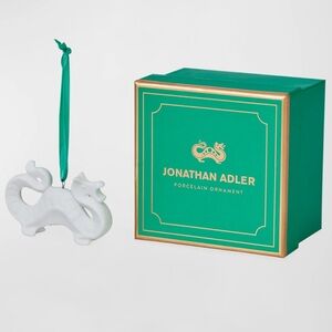 JONATHAN ADLER Porcelain Ceramic Dragon Ornament Gift  Figurine Year of Dragon